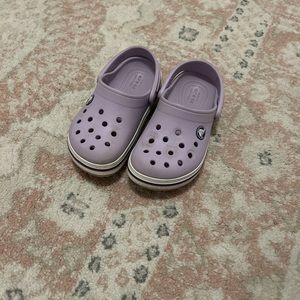 Purple Crocs